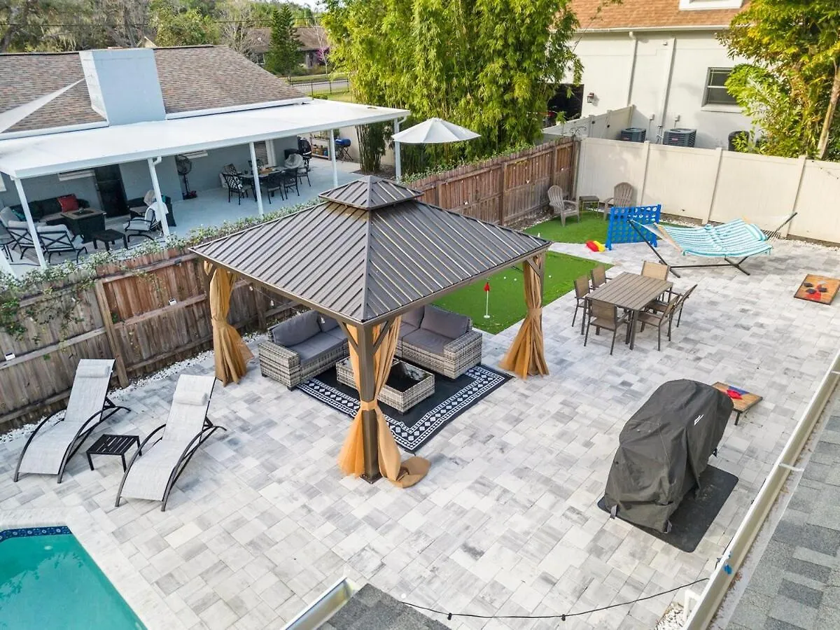 Fun Oasis! Private Pool, Hammock, Golf & Grill! Διαμέρισμα Τάμπα
